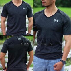 Kaos Lari, Fitness, Gym, Jogging, Tshirt Unde