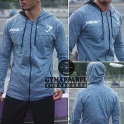 Jaket Jumper Rompi Hoodie Lari Gym Run Sepeda