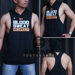 Hoodie Blood Sweat Under Armour Black