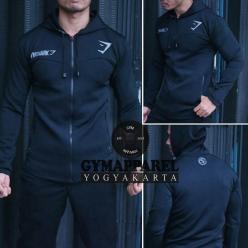 Jaket Gymshark Black <br><br>