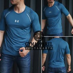 Tshirt Shortsleeve Under Armour Blue Misty